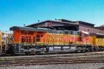 Wrecked BNSF 7668